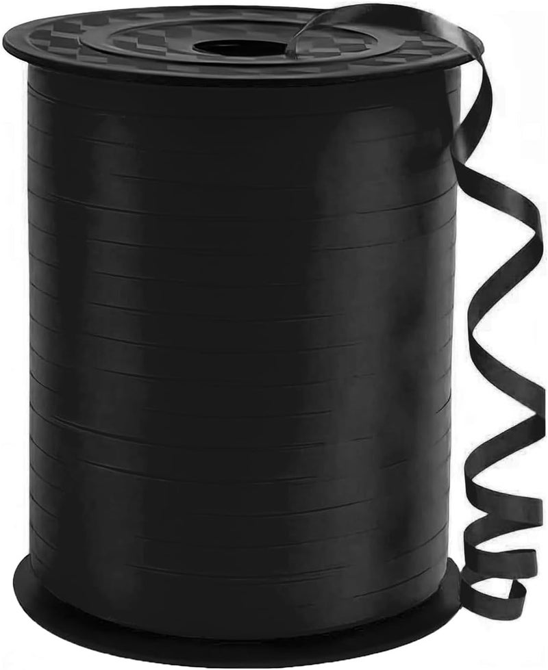 weizedm 500 Yard Premium Black Curling Ribbo,Curling Ribbon for Gift Wrapping, Balloon String, Gift Ribbon for Baby Shower, Party Decoration - Image 1